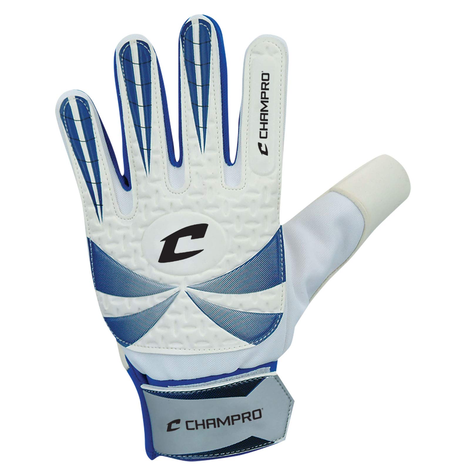 Photo 1 of Champro Soccer Goalie Gloves (Blue/White, 5/3-mm)