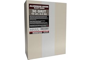 INTERACTIVIA #30 Aluminum Oxide - 19 LBS - Coarse Sand Blasting Abrasive Media for Blasting Cabinet and Blasting Guns.