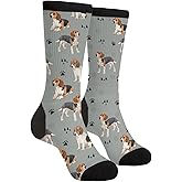 Funny Dog Novelty Crew Socks Casual Crazy Funny Dress Socks For Women Men Teens Gift