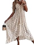 CUPSHE Women's Summer Dresses Sleeveless Lace