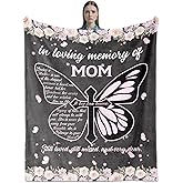 VMREAYR Memorial Gifts for Loss of Mom, Bereavement Gift for Loss of Mother, Sympathy Gift for Loss of Mom, Loss of A Mother Sympathy Gifts Blanket 60" X 50"