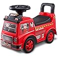 VEVOR Ride On Push Car for Toddlers, Ages 19+ Months, Ride Racer, Sit to Stand Toddler Ride On Toy, Kids Ride On Car with Music Steering, Horn & Under Seat Storage, Ride On Toy for Boys Girls, Red