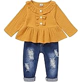 Baby Girl Clothes Toddler Girl Outfits Ruffle Shirt Pants Cute Infant Outfit Set Baby Girl Fall Winter Clothes