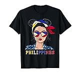Filipina Flag Souvenirs Woman Uniform Dress Girl