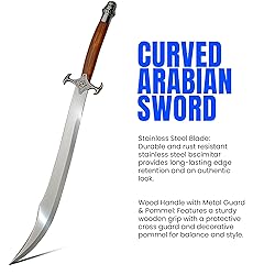 SZCO 31" Scimitar Sword – Stainless Steel Blade