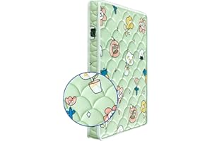 LILYVIBEBEARHAPPY Mini Crib Mattress 38" x 24" x 4"- Firm Support and Comfort Premium Foam,Noiseless and Odorless,Hypoallergenic Mini Crib Mattress,Fits Mini and Portable Cribs,Dual Sided with Soft Breathable Fabric