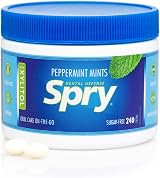 Spry Xylitol Peppermint Sugar Free Candy 240 Count Non-GMO Gluten Free view 7