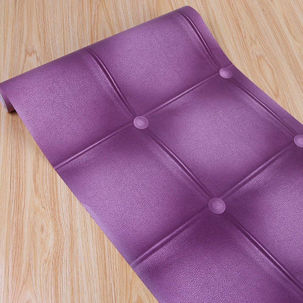 Yifely Purple Grid Contact Paper Removable Shelf Liner Amazon In