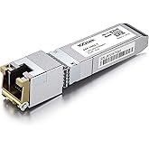 10Gtek SFP+ to RJ45 1.25/2.5/5/10G-T CAT.6a Copper Transceiver, Auto-Negotiation SFP+ Ethernet Module for Cisco SFP-10G-T-X, 