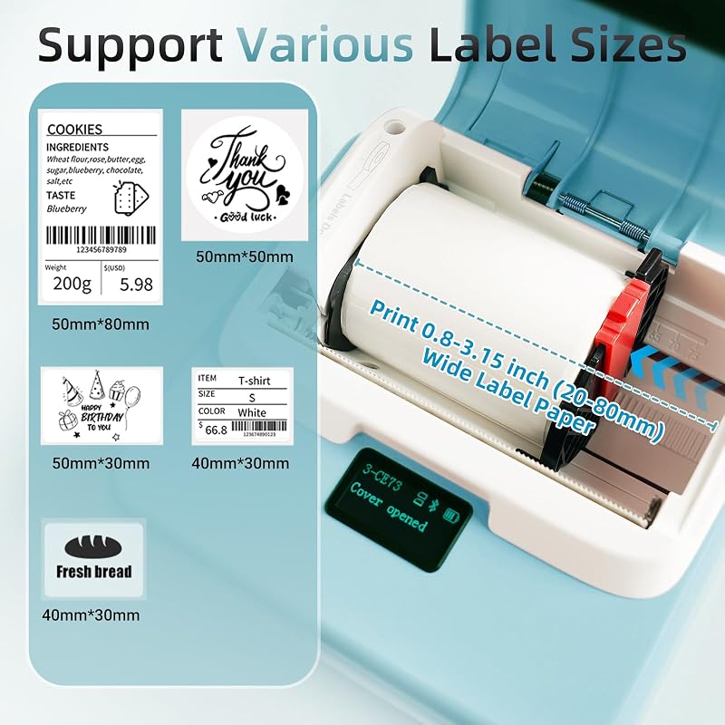 T003 etiquetadora Impresora Pegatinas Autoadhesivas Label Maker
