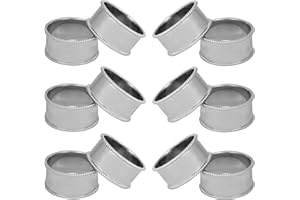 ITOS365 (Pack of 12) Handmade Napkin Rings Holder for Dinning Table Parties Everyday, Set of 12