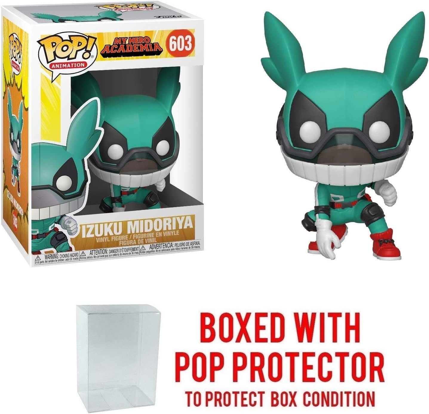 deku with helmet pop