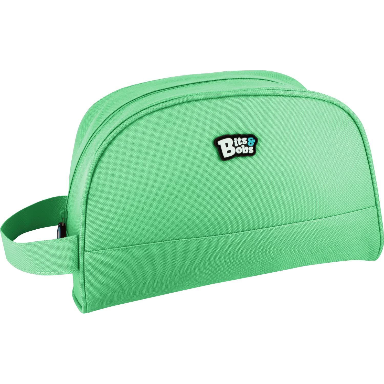 Grafoplás 37720026 School Bag, Mint Green, Bits & Bobs, 26x15x12cm, Hand Handle, Mint, 26x15x12cm, Round Bag with Handle on Side