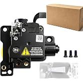 Stainless Steel P1 Extruder Unit for Bambu Lab P1P/P1S 3D Printer with Dual Gears for Increased Extrusion Force &amp; Filament Run-Out Detection