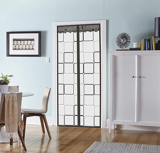 Amazon Com Insulated Door Curtain Thermal Magnetic Self Closing