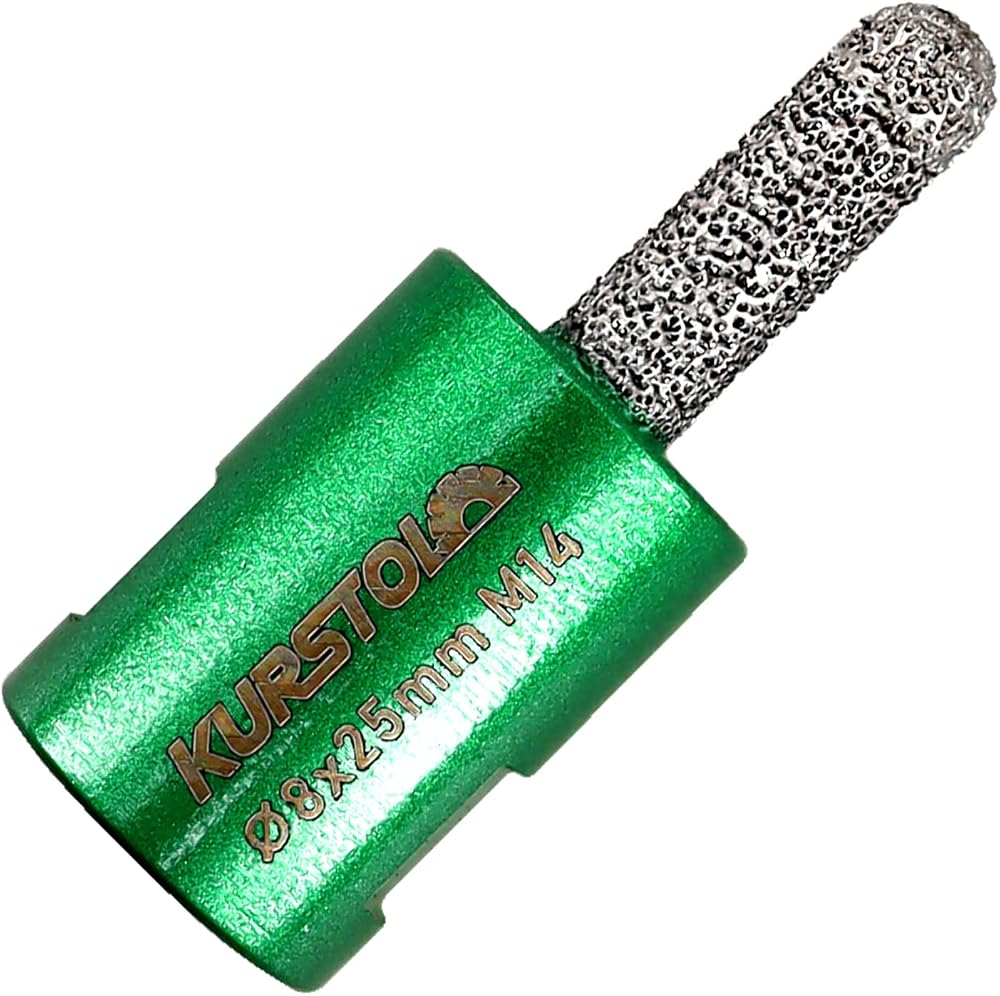 KURSTOL Diamond Mortar Raking Bit 8mm x 25mm M14 for Brickwork Joint Removal