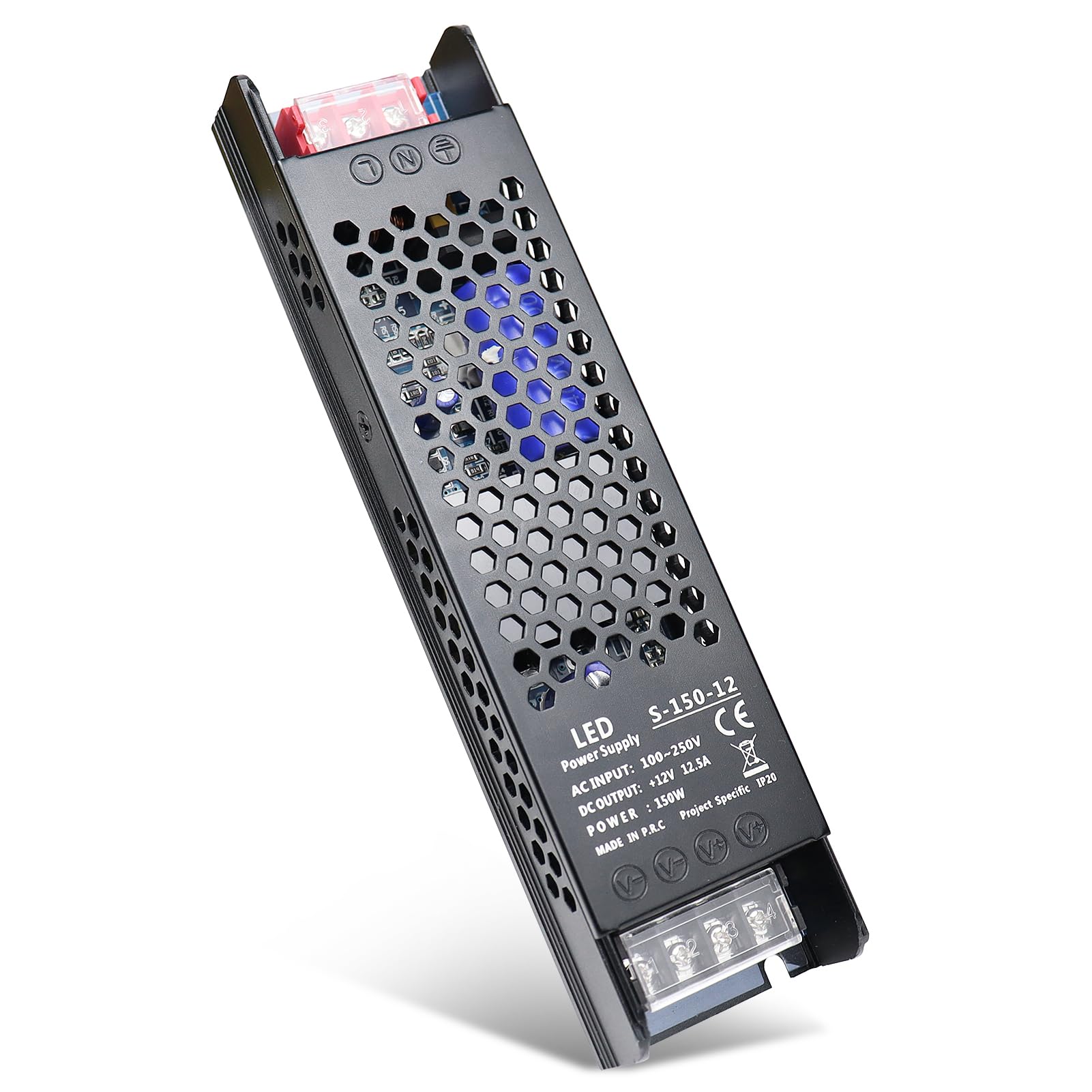 Photo 1 of 12V 150W Power Supply, 12 Volt 12.5A DC Power Supply, AC 100-250V to DC 12V Converter Transformer, LED Driver, Switching Power Supply for Strip Lights, Lighting Fixtures, Industrial Projects, Radio