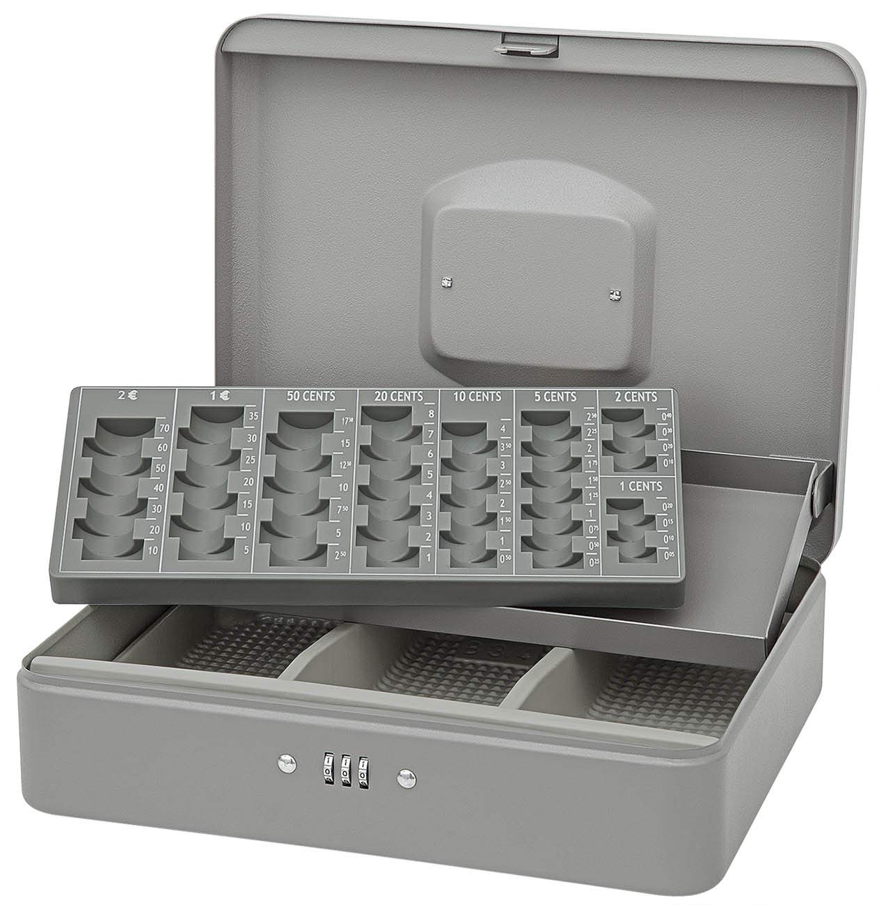Wedo 149758012 Box with Combination Lock 30 x 24 x 9 cm Grey