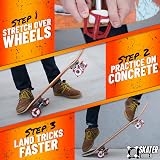 SkaterTrainers Red 4 Pack Skateboarding Training Accessories for Ollie Kickflip view 5