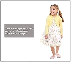 Lilax Little Girls' Knit Long Sleeve Button Closure