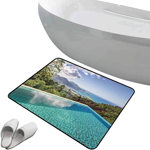 Alfombra de baño antideslizante Decoración de la casa suave