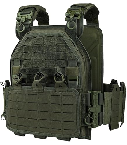 Amazon.com : Camo Tactical Outdoor Carrier Vest (Army Green