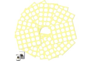 PinCute 200 PCS Wick Stickers for Candle Making, Double-Sided Heat Resistant Candle Wick Stickers, Adhere Steady in Hot Wax Wick Stickers