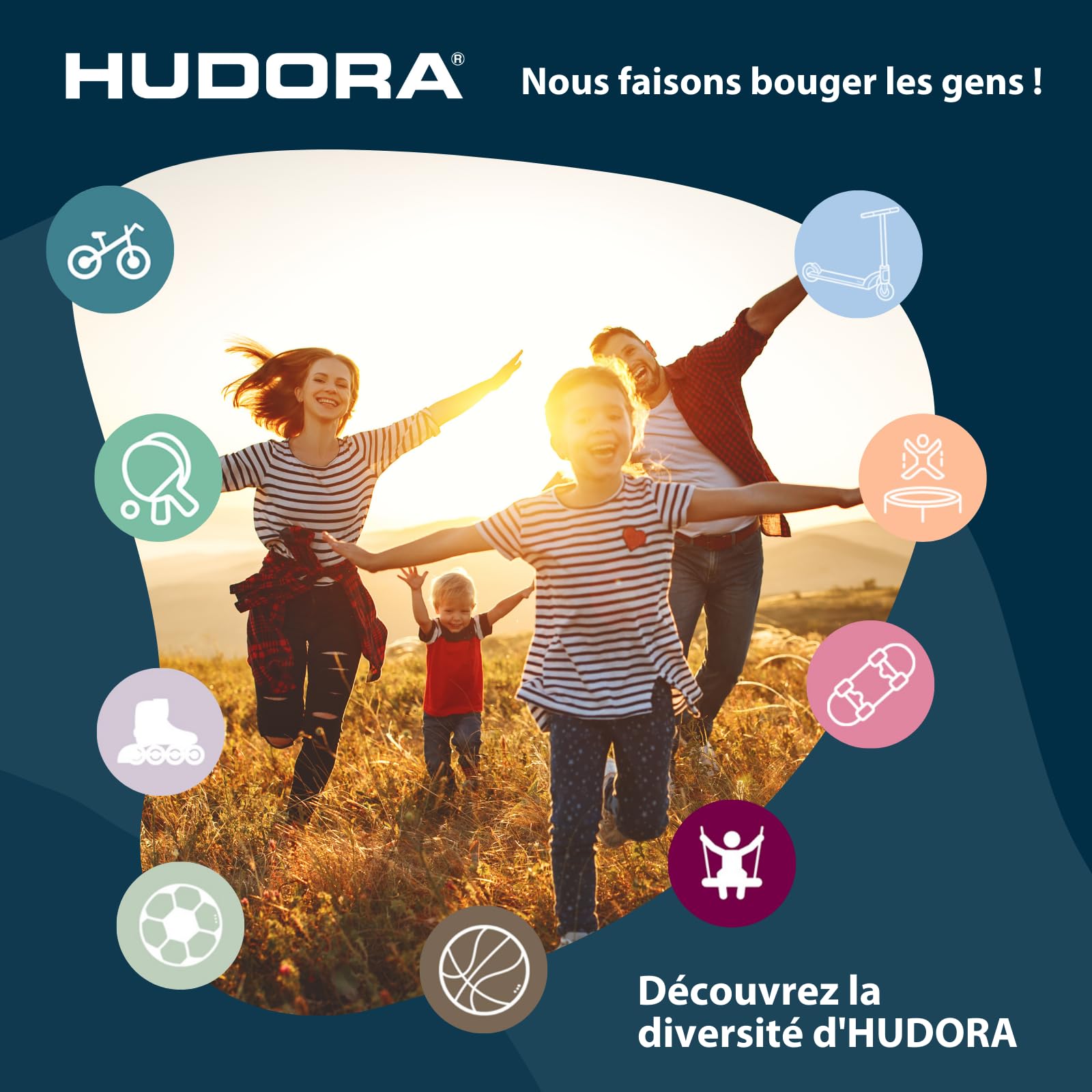 HUDORA Big Wheel Scooter 205 - Tret-Roller