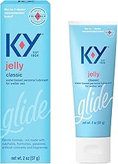 K-Y Jelly Water Based Lube for Sex, Anal Lube, Non-Greasy Water Based Personal Lubricant, pH Friendly Sex Lube Can Be Used wi