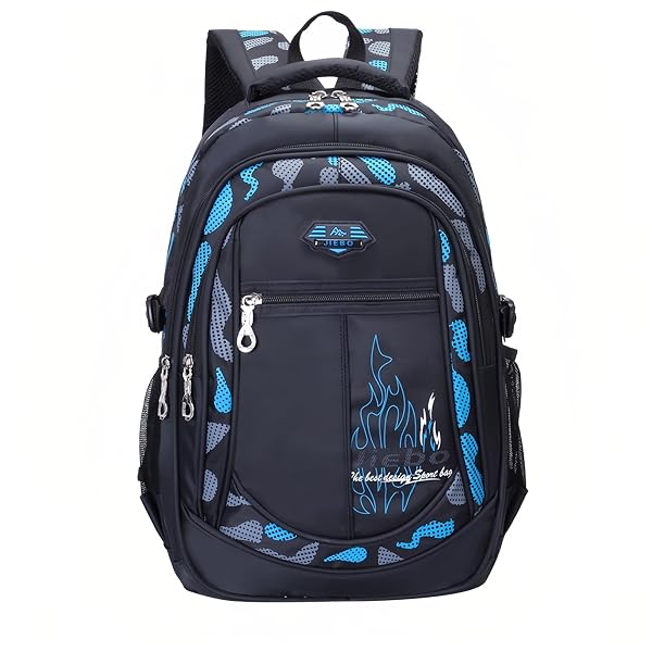 Jucciaco American Flag Hockey Backpack | Kids Laptop School Bag | Adjustable Padded Travel Daypack For Boys Girls - View #8