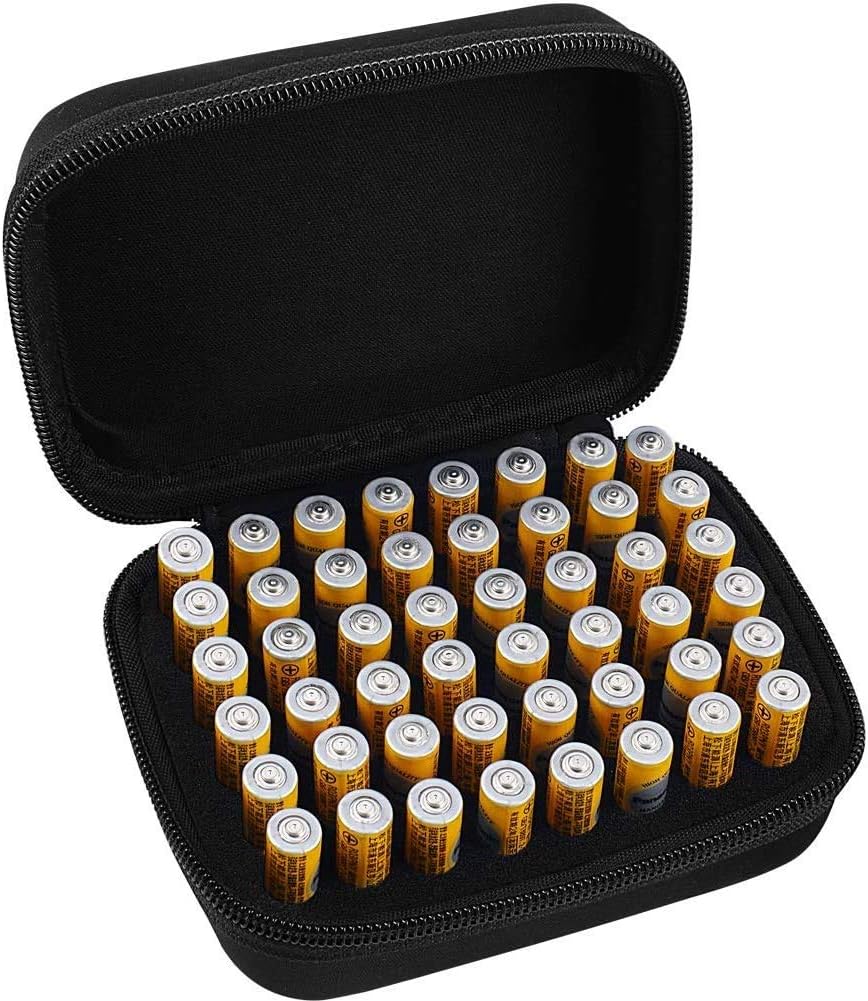 COMECASE Hard Battery Organizer Storage Box Carrying Amazon.co.uk