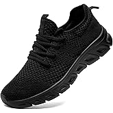 IQYNAM Running Shoes for Men Women Slip on Unisex Walking Tennis Non-Slip Work Shoes Lightweight Breathable Athletic Workout Gym Sneakers Casual Fashion Sneakers