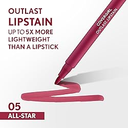 COVERGIRL Outlast, 05 All-Star, Lipstain, Smooth