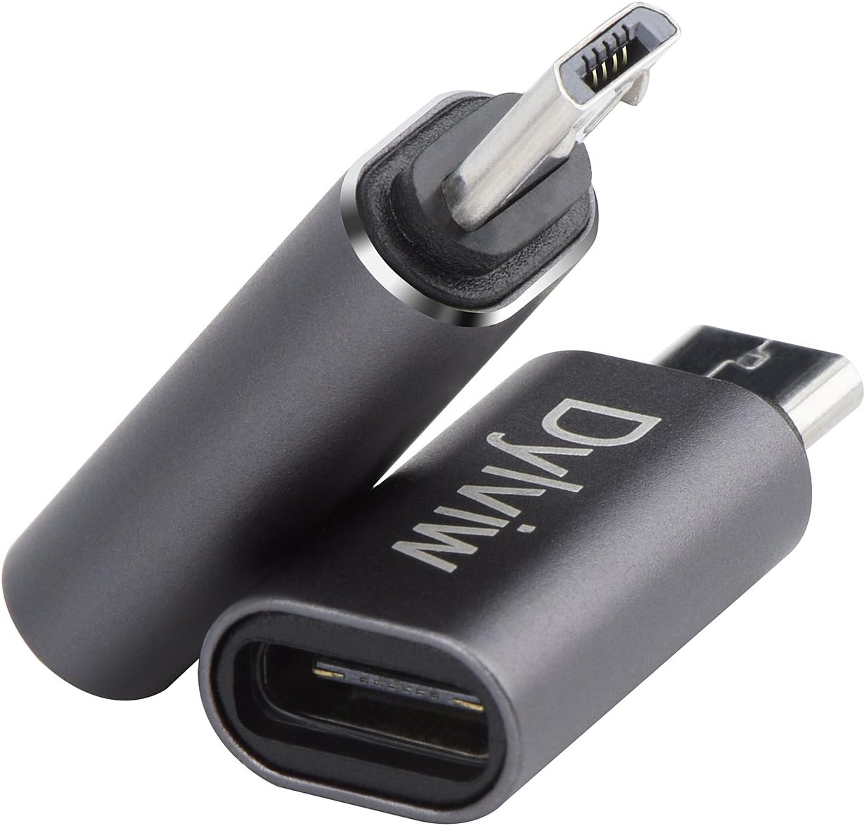 USB-C (female) OTG Adapter, Dylviw 2 pack Micro USB (male) to Type C (female) Adapter for Samsung Galaxy S7 / S7 Edge and more