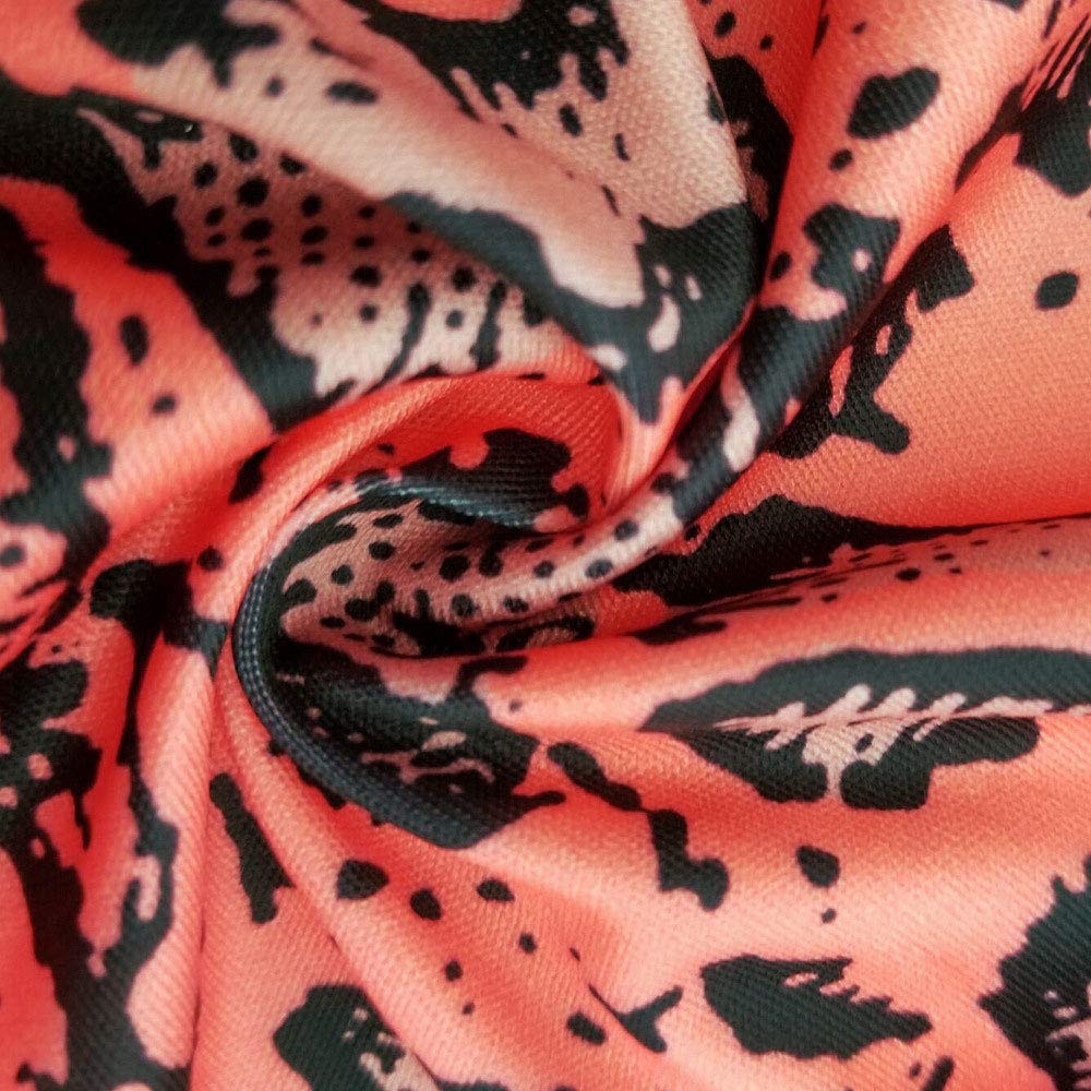 2 Piece Snakeskin Orange