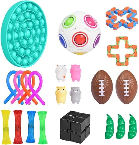Fidget Toys Set, Paquete De 21 Paquetes 