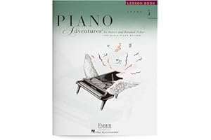 Piano Adventures: Lesson Book - Level 5 | Late Intermediate Piano Sheet Music | Piano Method Songbook with Minor Scales Caden