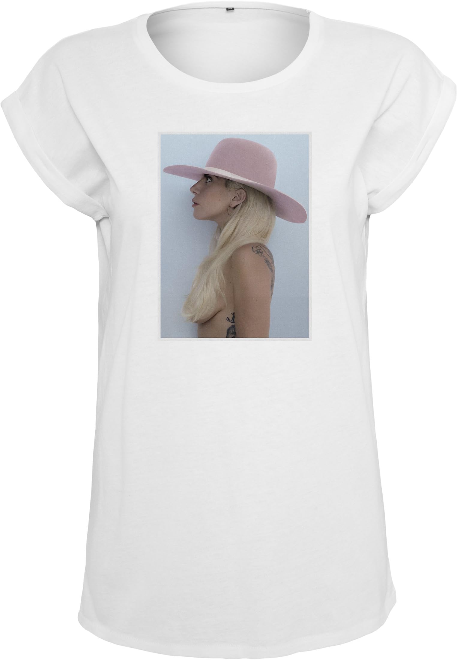 Women's Lady Gaga Hat Tee T-Shirt (Pack of 1)