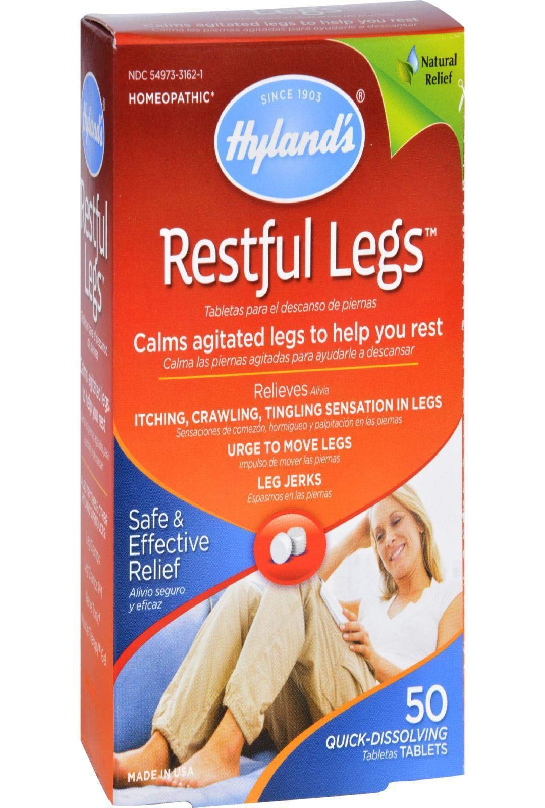 Hyland's Restful Legs Tablets 50 ea (Pack Of 4) Health