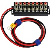 Banana Jack 8 Outlet DC Power Distribution Strip (with Cable)