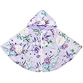 Toddler Car Seat Poncho, Winter Carseat Cover for Baby Girl, Warm Kids Hooded Poncho Coat, Soft & Comfortable