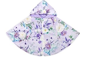 Toddler Car Seat Poncho, Carseat Cover for Baby Girl, Warm Kids Hooded Poncho Coat, Soft & Comfortable Car Seat Blanket for B