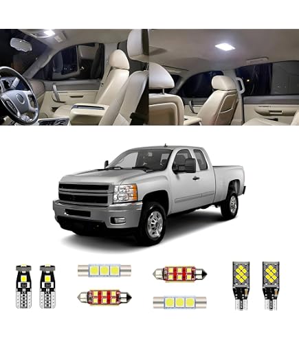 14X WHITE LED Interior Lights Pack Bulbs For 2007-2014 Chevrolet