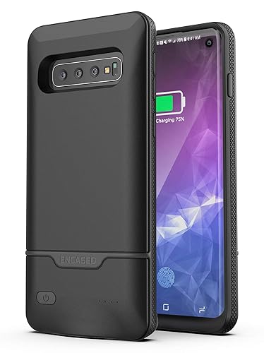 Encased Galaxy S10 Battery Case with Belt Clip Protective