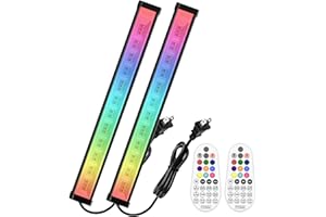 MEIKEE 42W RGBW Wall Washer Light, 3350lm, IP66 Waterproof Wash Light Bar with Remote, Color Changing Wash Flood Strip Lighting for Stage Party Wedding Christmas Decoration 2 Pack