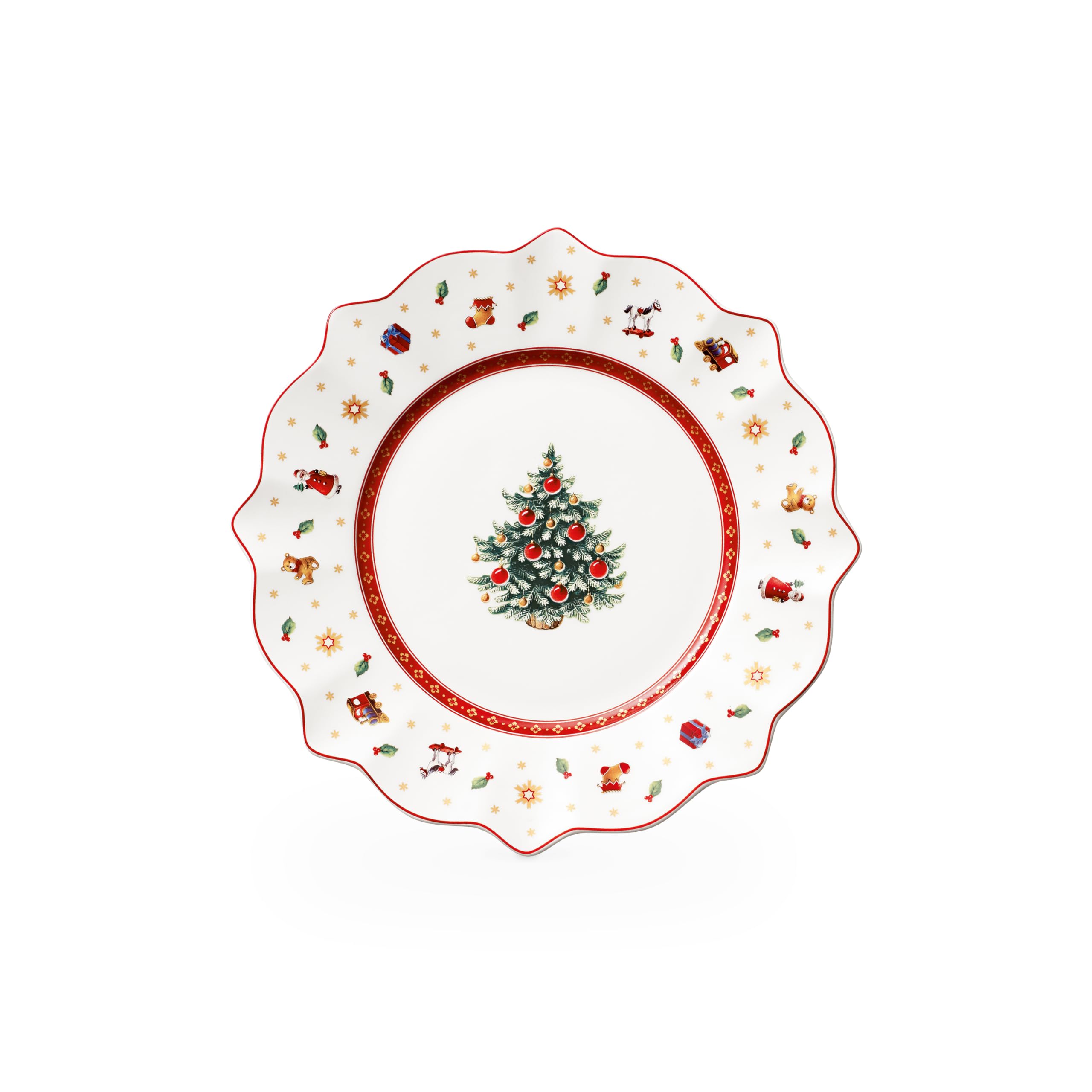 Villeroy & Boch – Toy's Delight Salad Plate 24 cm, Microwave Safe, Plate Small, Dinner Plate, Christmas Plate, Xmas, Tableware, Dinnerware, Breakfast Plate, Premium Porcelain