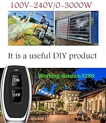 dstfuy Wireless Remote Switch,AC 110V/120V/240V/40A