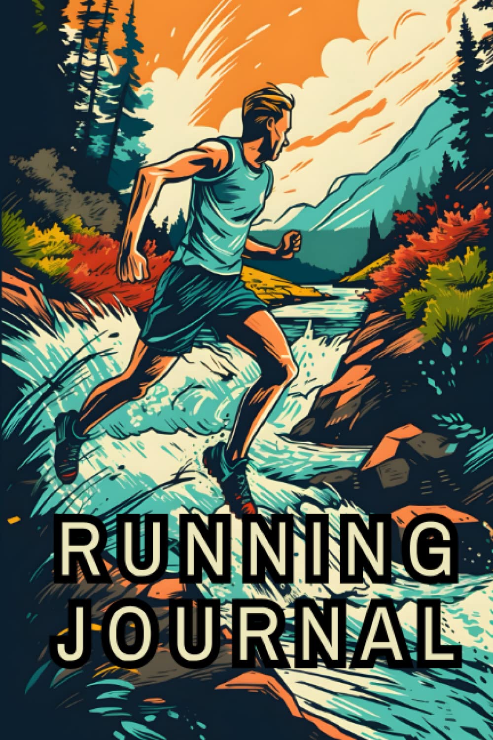 Running Journal for Men: Log Your Runs, Track Your Sleep, Undated Monthly Planner - 365+ Runs To Record