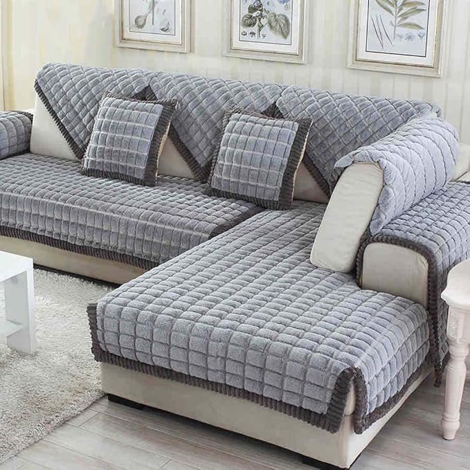 MEHE@ Romantik stilvoll Persönlichkeit kreativ Dickes einfaches modernes Sofa-Kissen-Winter-lederner Sofa-Kissen-Sofa-Sets So
