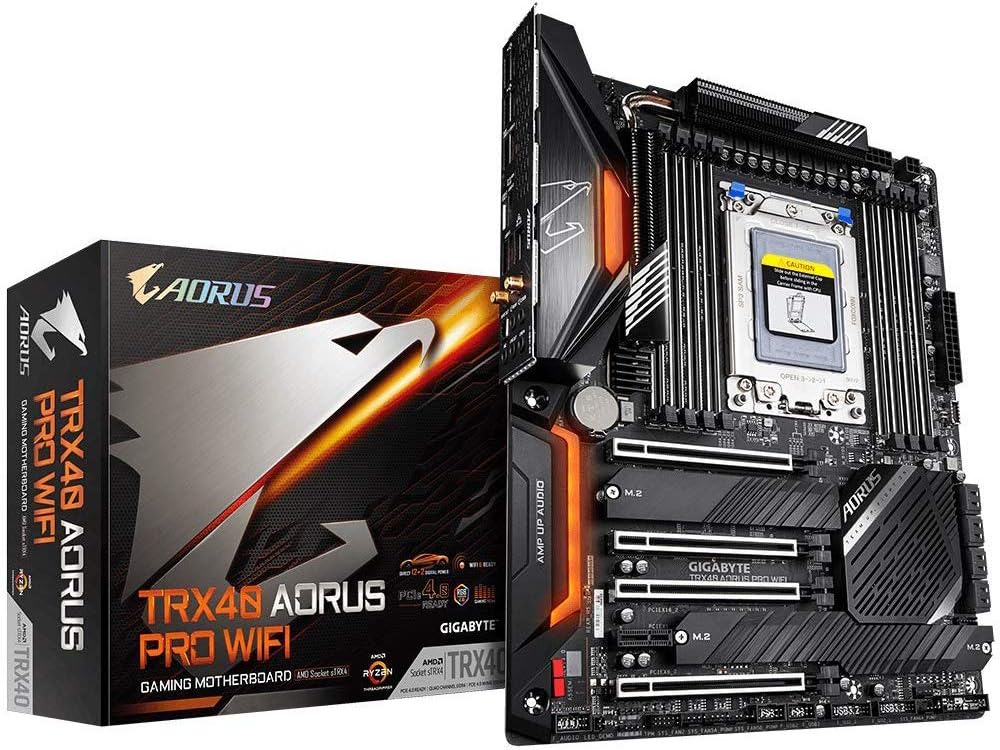 Gigabyte TRX40 AORUS PRO WiFi Motherboard sTRX4 AMD Ryzen Threadripper 3rd Gen
